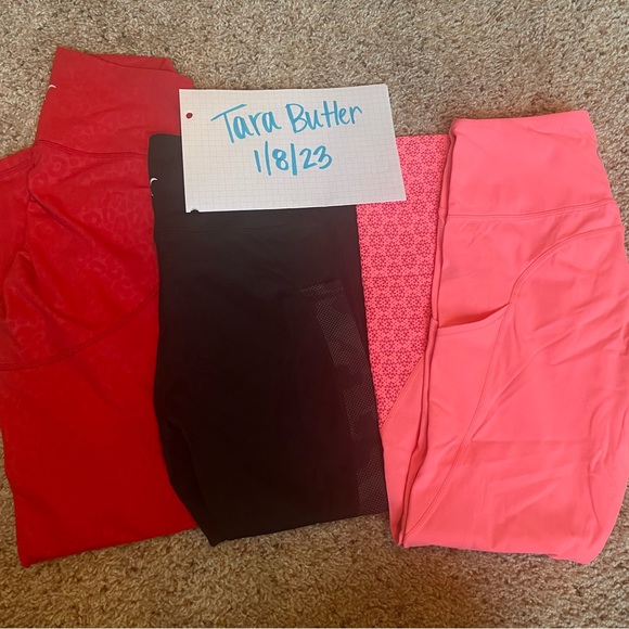 ZYIA Other Zyia Coral Flower Power Luxeblack Reflective Camo Red